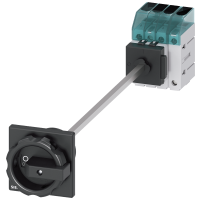 Rozłącznik izolacyjny, 3+N-biegunowy 7,5kW/AC23A, 16A, pokrętło czarne | 3LD3048-0TL51 Siemens