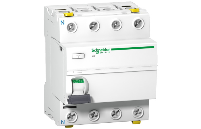 Wyłącznik różnicowoprądowy 4P 40A 30mA typ AC, iID-40-4-30-AC, Acti 9 | A9Z11440 Schneider Electric