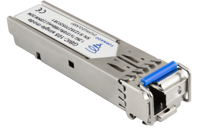 Moduł SFP GBIC-105, single-mode, 1,25G, Tx:1310 / Rx:1550, LC, 20KM, DDM (TORNADO) | GBIC-105 Pulsar