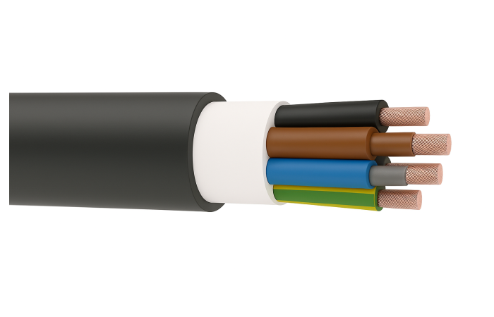 Przewód bezhalogenowy NHXMH-J 5X2,5 300/500V BĘBEN | N62506 Eupen