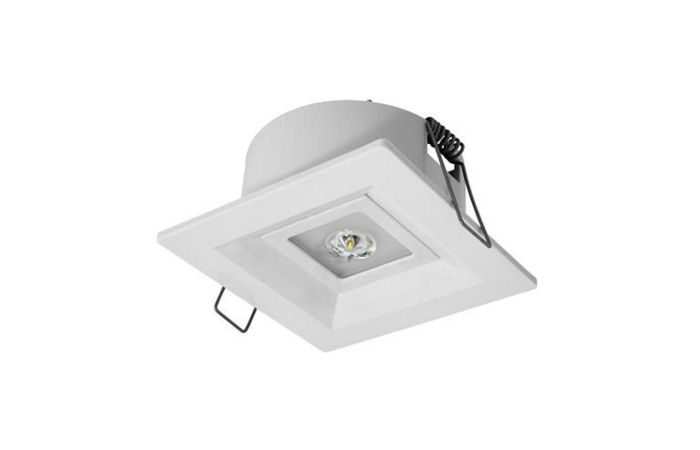 Oprawa awaryjna LOVATO P ECO LED 3W (optyka korytarzowa) 1h jednozadaniowa, biała | LVPC/3W/E/1/SE/X/WH Awex