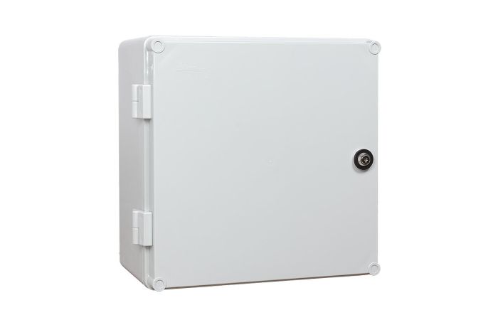 Obudowa tworzywowa Uni-0 n/t 300x300x160 z płytą montażową IP65, szara | 43.0 Elektro-Plast Opatówek