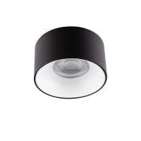 Oczko sufitowe MINI RITI GU10 B/W okrągły stop aluminium kolor czarny / | 27577 Kanlux