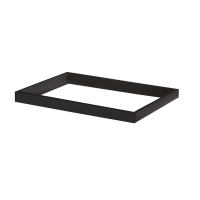 Ramka natynkowa do paneli ADTR 3060 B prostokątny dł. 60cm szer. 30cm wys.4,5cm kolor czarny złożona | 29842 Kanlux