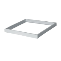 Ramka natynkowa do paneli ADTR-H 6060 SR kwadratowy dł. szer. 60cm wys.6,5cm kolor srebrny złożona | 29844 Kanlux