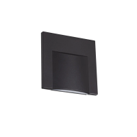 Oprawa przyschodowa ERINUS LED L B-WW 12DC 0.8W 3000K 15lm kwadratowy kolor czarny | 33332 Kanlux