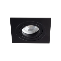 Oczko sufitowe SEIDY CT-DTL50-B/M kwadratowy stop aluminium kolor czarny mat 1XGx5,3 | 19458 Kanlux