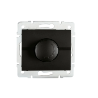 Ściemniacz obrotowy 500W z filtrem LOGI 02-1160-142 cm śrubowy kolor czarny mat | 33584 Kanlux