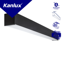 Oprawa liniowa ALIN LED AL-MM-NW-MAT-B-NT 4000K 3900lm IP20 czarny 5 lat Gwar. | 34050 Kanlux