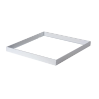 Ramka natynkowa do paneli ADTR-S 6060 W kwadratowy dł. szer. 60cm wys.4,5cm kolor biały złożona | 27616 Kanlux