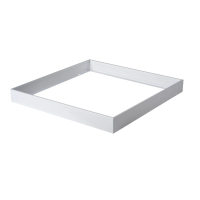 Ramka natynkowa do paneli ADTR-S-H 6060 W kwadratowy dł. szer. 60cm wys.6,5cm kolor biały złożona | 27617 Kanlux