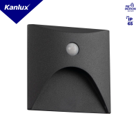 Oprawa przyschodowa 220-240 AC EXIN LED PIR L GR-WW 50lm 3000K | 39131 Kanlux
