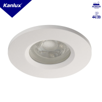 Oczko sufitowe TALU DSO-W Gx5,3/GU10 max 10W bez oprawki IP44 kolor biały okrągłe | 39540 Kanlux