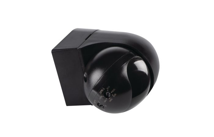 Czujnik ruchu PIR ALER MINI-B/B IP44 kąt detekcji H140/V45 zasięg max 6,5m natynkowy kolor czarny | 23456 Kanlux