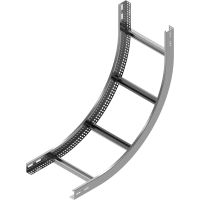 Łuk pionowy wewnętrzny drabiny LPDWC500H50N, gr.blachy 2.0mm | 459350 Baks
