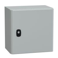 Obudowa wisząca Spacial S3D drzwi gładkie b/pł. mont 300x300x200 (WxSxG) IP66 IK10 RAL7035, Special | NSYS3D3320 Schneider Electric