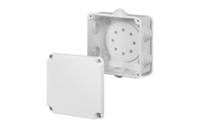 Puszka n/t odgałęźna z wkładem 5x4mm2 IP55, biała PK-2 | 0221-00 Elektro-Plast Nasielsk