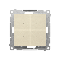 CONTROL Kontroler przyciskow ster bezprzew z Simon GO ster smartfonem Szampański mat Simon 55 GO | TEK1W.01/144 Kontakt Simon