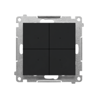 CONTROL Kontroler przyciskowy sterujący bezprzew z Simon GO ster smartfonem Czarny mat Simon 55 GO | TEK1W.01/149 Kontakt Simon