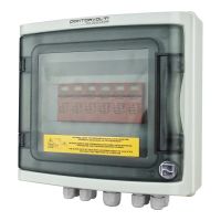 Rozdzielnica PV UV DC Doktorvolt, 2 łańcuchy, 2x ochronnik T1+T2 1000V dławnice 1xPG-11 i 8xPG-7 | DV-4463-FOT Doktorvolt