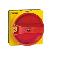 Pokrętło żółto/czerwone do GA-A, GA-C i GA-D montaż śrubowy | GAX61 Lovato Electric