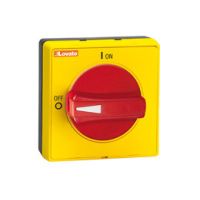 Pokrętło żółto/czerwone do GA-A, GA-C i GA-D montaż śrubowy | GAX62 Lovato Electric