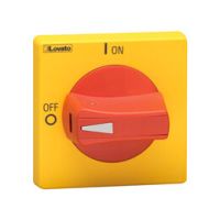 Pokrętło żółto/czerwone do GA-A, GA016C-GA040C i GA-D, montaż w otworze | GAX63 Lovato Electric