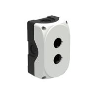 Obudowa bez wyposażenia, 2 otwory, szara | LPZP2A8 Lovato Electric