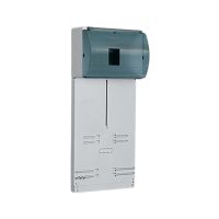 Tablica licznikowo-rozdzielcza TLR-3F (N+PE)z obud.na wył.nadpr,z szybką rew.IP20 480x200x94mm szara | 10.1A Elektro-Plast Opatówek