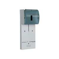 Tablica licznikowo-rozdzielcza TLR-1F (N+PE)z obud.nawył.nadpr,z szybką rew.IP20 380x152x112mm szara | 10.2A Elektro-Plast Opatówek