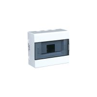Rozdzielnica moduł. n/t SRn-8 1x8 198x228x95mm IP40 (N+PE) drzwi transp, biała (1/300szt) | 1.2 Elektro-Plast Opatówek