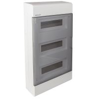 Rozdzielnica moduł. n/t SRn-36 3x12 610x316x110mm IP40 (N+PE) drzwi transp, biała (1/70szt) | 1.36 Elektro-Plast Opatówek