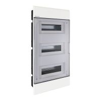 Rozdzielnica moduł. p/t SRp-36 3x12 610x316x106mm IP40 (N+PE) drzwi transp, biała (1/70szt) | 2.36 Elektro-Plast Opatówek