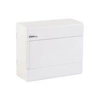 Rozdzielnica moduł. n/t SRn-8/B 1x8 198x228x95mm IP40 (N+PE) drzwi białe, biała (1/300szt) | 1.12 Elektro-Plast Opatówek
