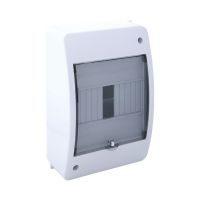 Rozdzielnica modył. n/t RNT-6 1x6 200x134x88mm IP42 (N+PE) drzwi transp,biała (1/600szt) | 3.3 Elektro-Plast Opatówek