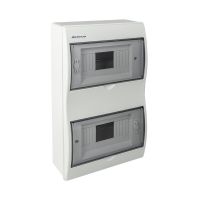 Rozdzielnica moduł. n/t RN-16 Fala 2x8 403x238x95mm IP40 (N+PE) drzwi transp,biała (1/140szt) | 7.4 Elektro-Plast Opatówek