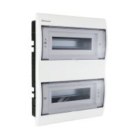 Rozdzielnica moduł. p/t RP-24 Fala 2x12 404x310x108mm IP40 (N+PE) drzwi transp, biała (1/110szt) | 8.5 Elektro-Plast Opatówek