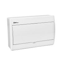 Rozdzielnica moduł. n/t RN-12/B Fala 1x12 205x311x95mm IP40 (N+PE) drzwi białe,biała (1/240szt) | 7.13 Elektro-Plast Opatówek