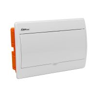Rozdzielnica moduł. p/t RP-12/B Fala 1x12 205x311x98mm IP40 (N+PE) drzwi białe, biała (1/240szt) | 8.13 Elektro-Plast Opatówek