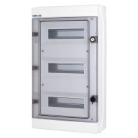 Rozdzielnica hermet. moduł.z zamkiem n/t RH-36/3Z 3x12 580x330x138mm IP65 1000VDC drzwi transp,biała | 36.144 Elektro-Plast Opatówek