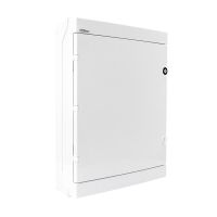 Rozdzielnica hermet. moduł.z zamkiem n/t RH-54/3ZB 3x18 580x435x138mm IP65 1000VDC drzwi białe,biała | 36.156 Elektro-Plast Opatówek