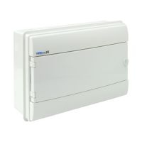 Rozdzielnica hermet. moduł. p/t RHp-18/B 1x18 305x450x135mm IP65 drzwi białe, biała (1szt) | 36.179 Elektro-Plast Opatówek