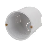 Puszka instalacyjna p/t głęboka z wkrętami PKpw-Ø60x60 63x63x63mm biała (100szt) | 13.80 Elektro-Plast Opatówek