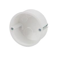 Puszka Instalacyjna p/t PO-Ø70ep, do płyt gipsowych, z pokrywą 73x73x48mm biała (100szt) | 13.40 Elektro-Plast Opatówek