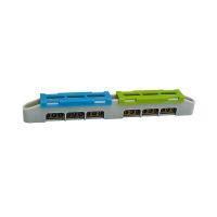 Listwa zaciskowa LZ-8 190x18x26mm szara/niebieska/zielona (1szt) | 47.108 Elektro-Plast Opatówek