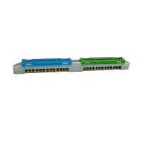 Listwa zaciskowa LZ-12 260x18x26mm szara/niebieska/zielona (1szt) | 47.112 Elektro-Plast Opatówek