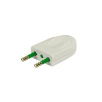 Wtyczka płaska FWB, 2P, 10A, 250V, rozbieralna biała (100szt) | 51.220 Elektro-Plast Opatówek