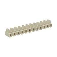 Listwa zaciskowa PS-2,5 - 12 torowa, 12x2,5 biała (10szt) | 19.2 Elektro-Plast Opatówek