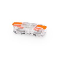 Szybkozłączka przelotowa CMK-651 transparentny/pomarancz (40szt) | 39.651 Elektro-Plast Opatówek