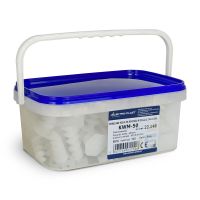 Wkręcany kołek do montażu w izolacji, z kluczem KWM-50 BOX biały (100szt) | 22.149 Elektro-Plast Opatówek